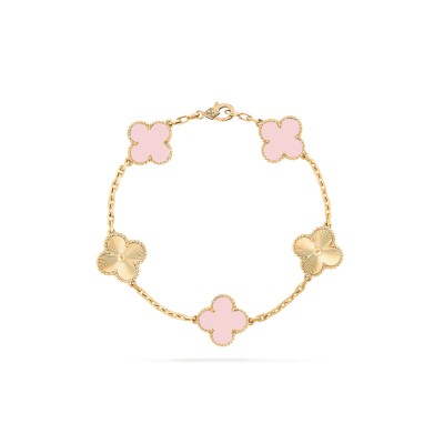 VAN CLEEF ARPELS VINTAGE ALHAMBRA BRACELET GOLD 610027